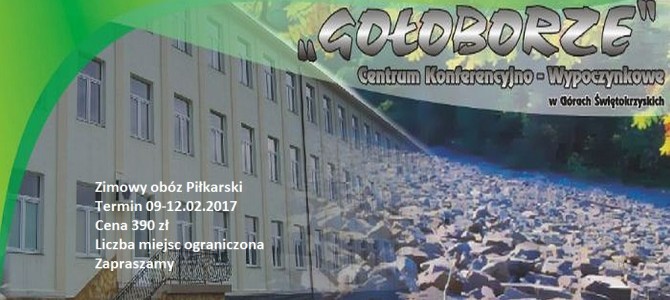 Zimowy obóz piłkarski 09-12.02.2017 Zimowy obóz piłkarski 09-12.02.2017